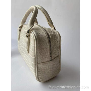 Sac à main blanc classique pour femme